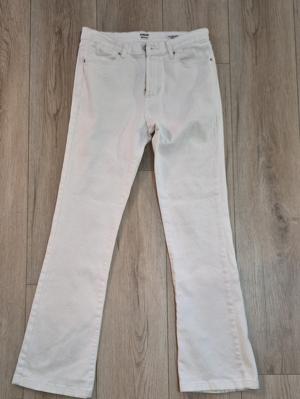 Kensie White Flare Jeans